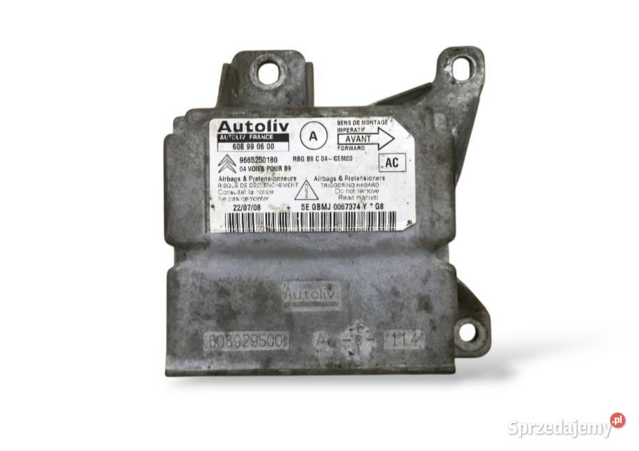 MODUŁ SENSOR PODUSZEK AIRBAG BERLINGO III