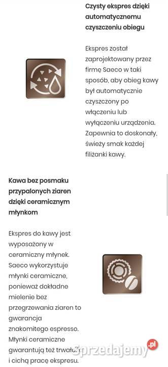 Ekspres do kawy Saeco Intuita automatyczny Myscowa sprzedam