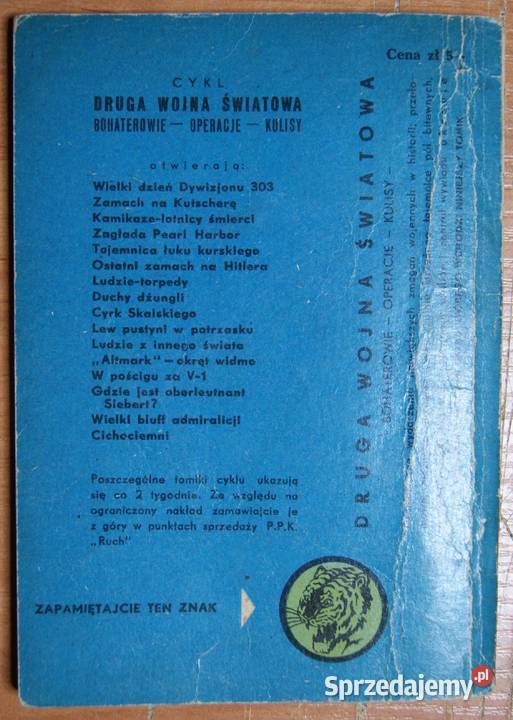 Żółty Tygrys Ludzietorpedy 1957 lubelskie