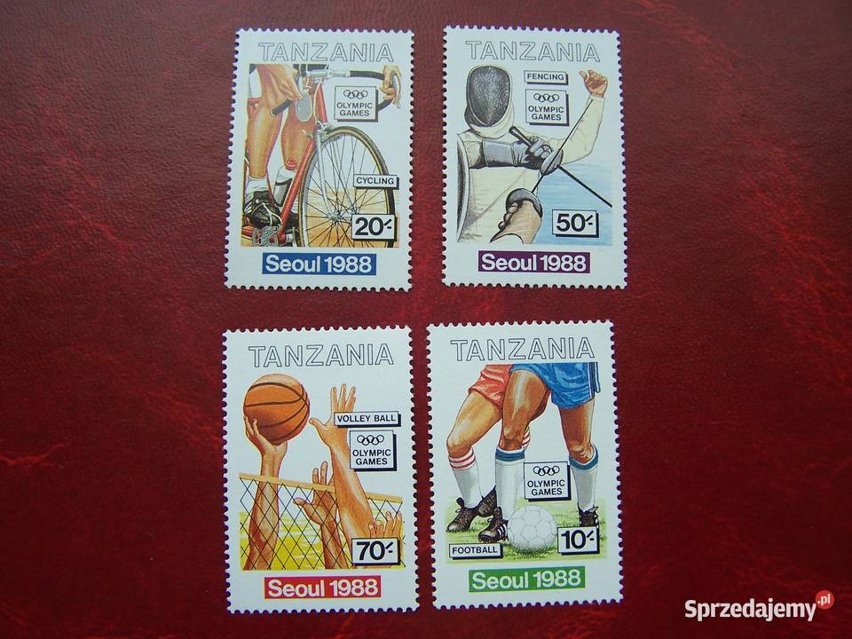 Tanzania 1988 MNH Sport Olimpiada Seul 88 śląskie Tychy sprzedam
