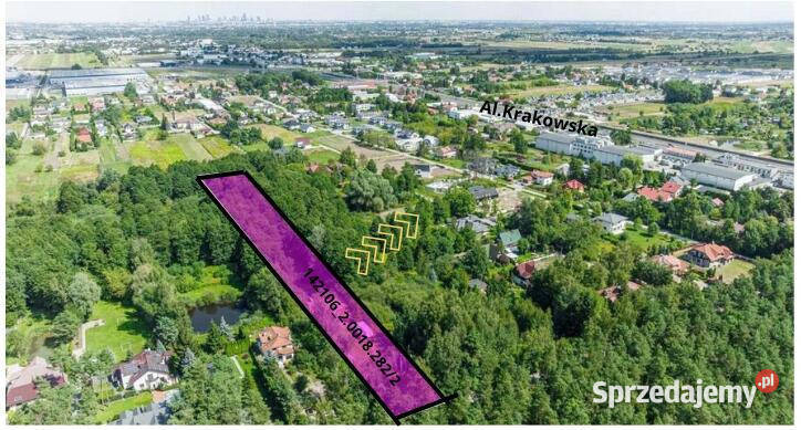 Działka 6166m2 Sękocin Stary Wiklinowa budowlana