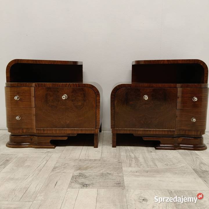 szafki design vintage Art Deco nocne nakastliki Nocne