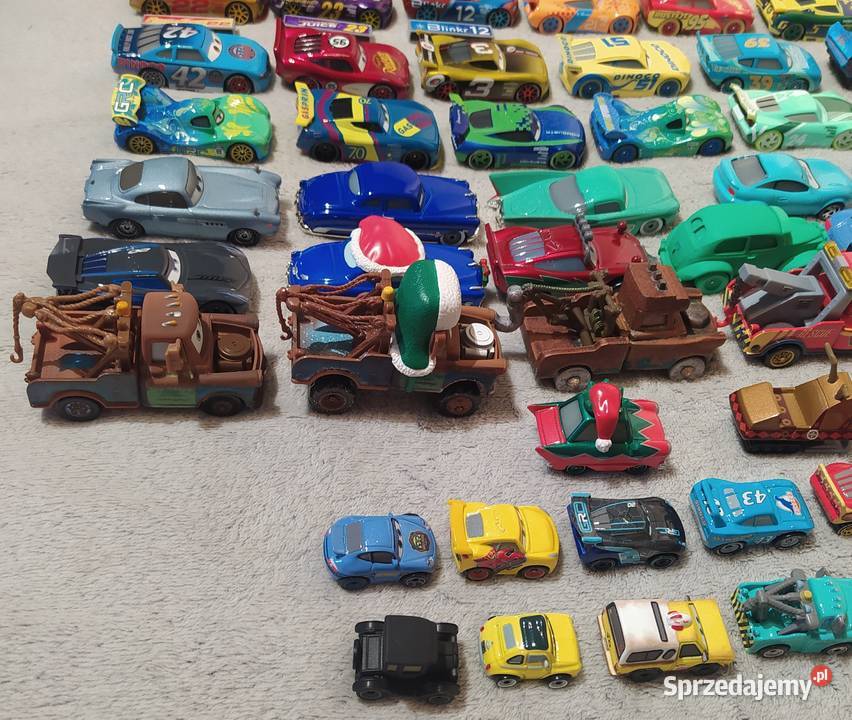 Disney Pixar Cars Auta 64 sztuki Samochody i pojazdy Gdańsk