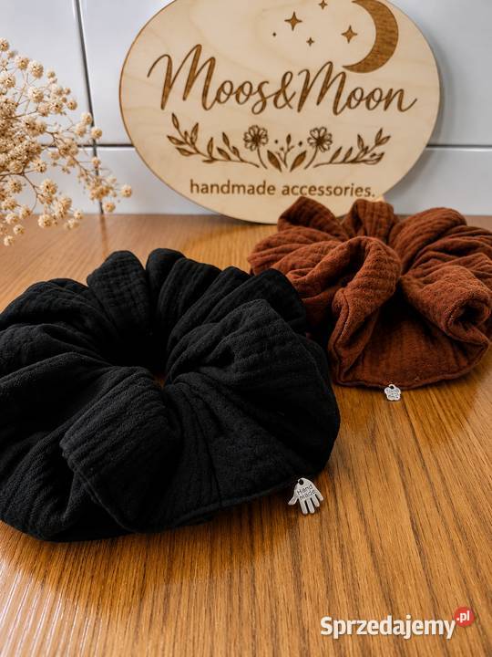 Ręcznie szyte gumki Scrunchies Oversize Uniseks Alwernia