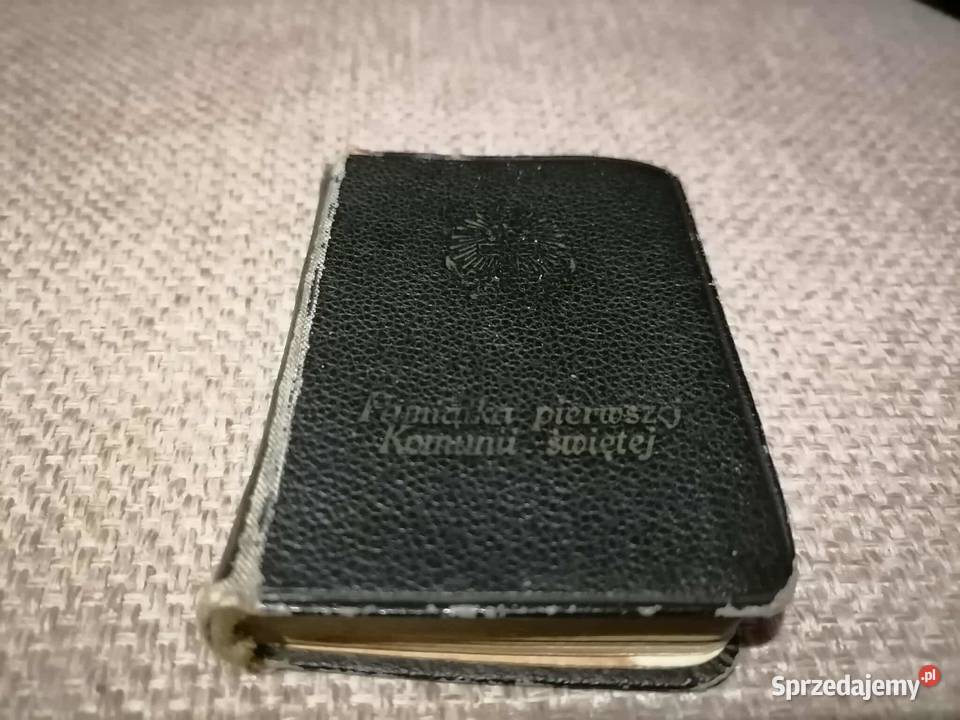 Pamiątka Pierwszej Komunii Świętej 1965 twarda sprzedam