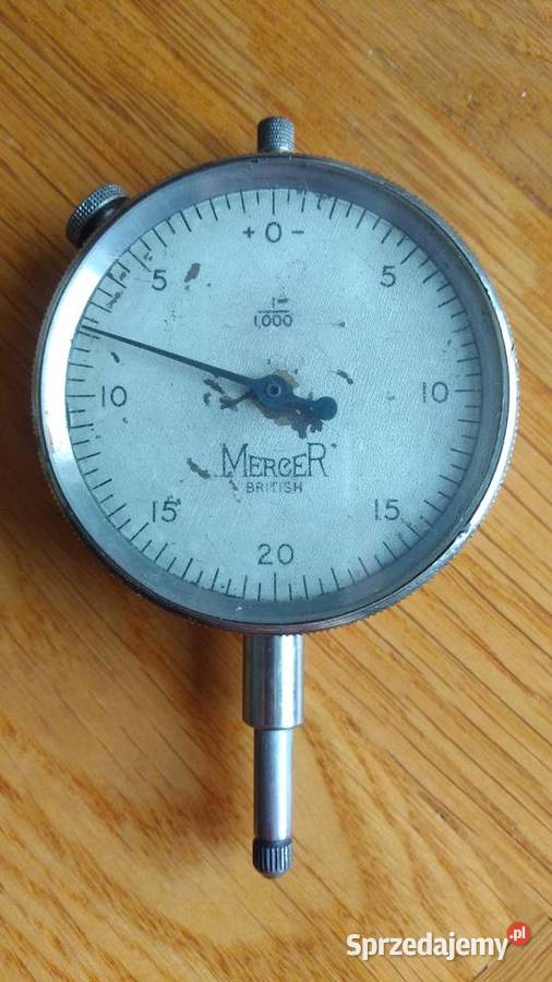Czujnik zegarowy Mercer British Dial Gauge czuły