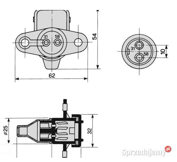 Gniazdo 2biegunowe Cobo 25001100 Oświetlenie sprzedam