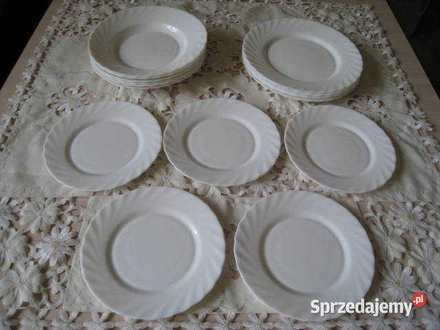 Niekompletny zestaw obiadowy Arcoroc na sztuki