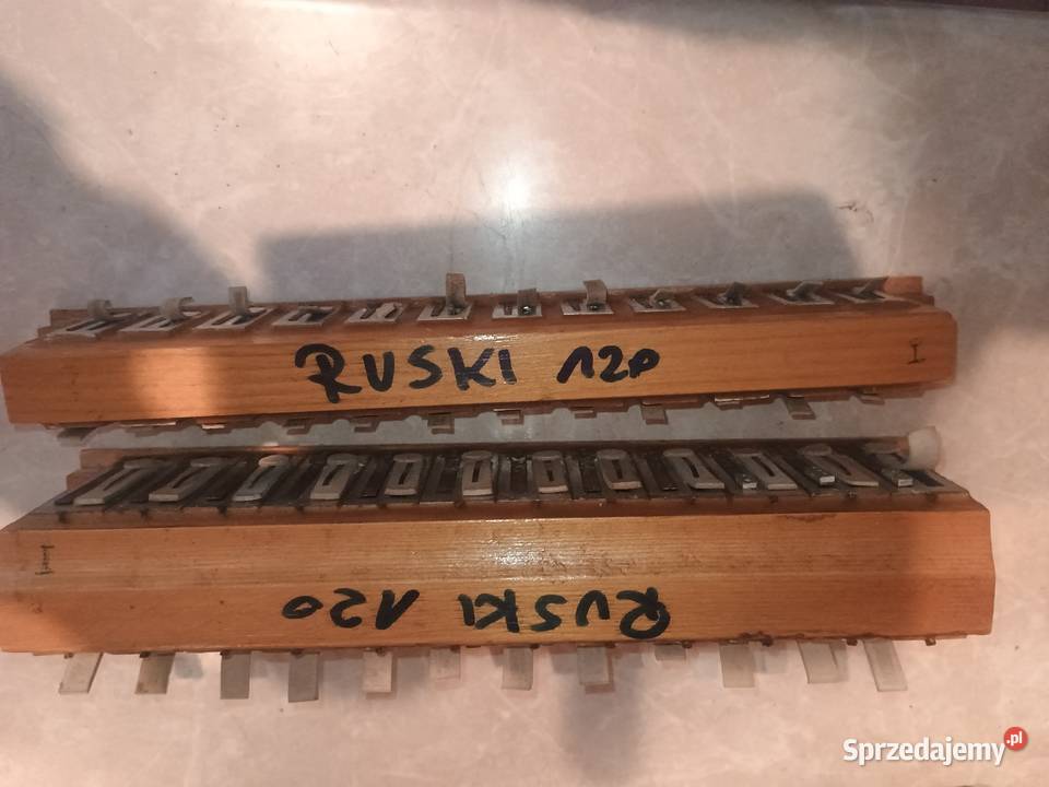 Akordenon Rosyjski 120 bas głosy basowe Nowa Dęba