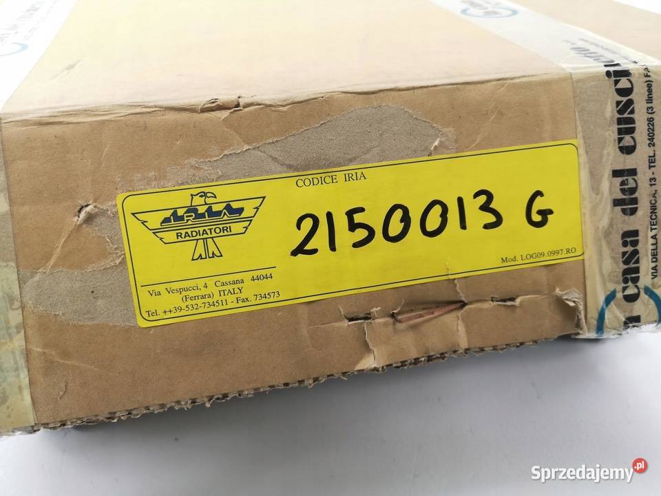 CHŁODNICA IRIA RADIATORI NOWA 2150013 G osobowe lubelskie