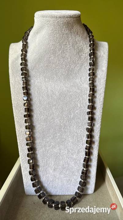 Naszyjnik z kwarcu dymnego dolnośląskie Legnica