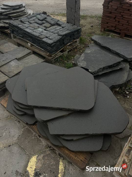 PŁYTY STEPY BAZALTOWE Owalne Okrągłe Kamień na Warszawa sprzedam