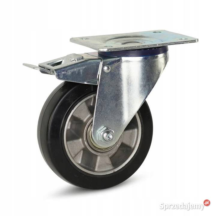 Koła 4 z Hamulcem 150mm Nośność 1320 Aluminium Kozienice