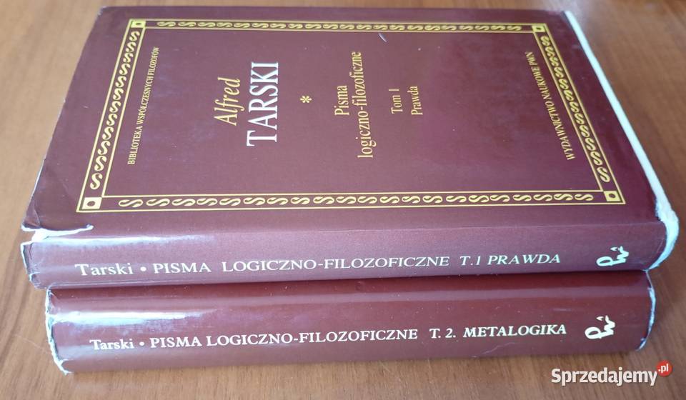 Tarski Alfred Pisma logicznofilozoficzne 12 Gdańsk sprzedam