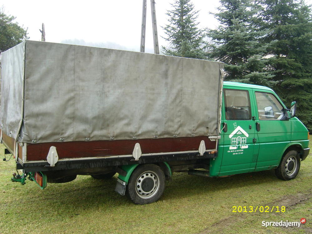 VW T4 24 Diesel 6 osób długa skrzynia ładunkowa hak małopolskie Czchów