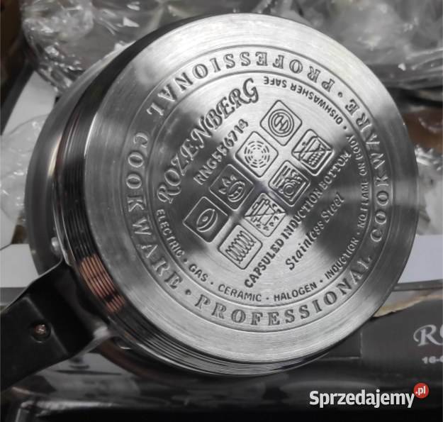 Garnki Rozenberg 16 el z termometrem