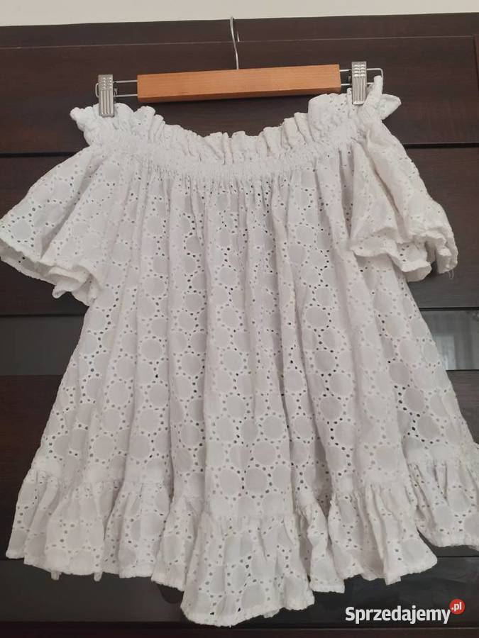 bluzka letnia biała S M pomorskie Gdańsk