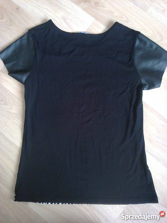 Bluzka zebra skórzane rękawki Troll małopolskie