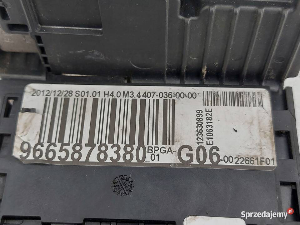 CITROEN DS4 13r moduł akumulatora 9665878380 Kielce