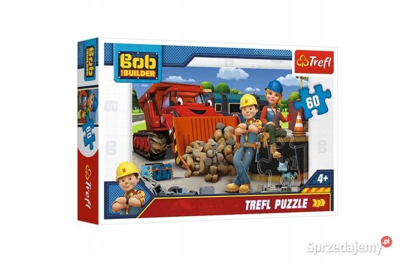 Trefl Puzzle 60 Bob Budowniczy 17300 wymiary zachodniopomorskie Szczecin