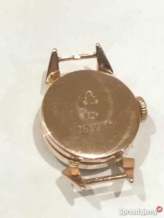 Złoty zegarek p585 CZAJKA klasyka Katowice