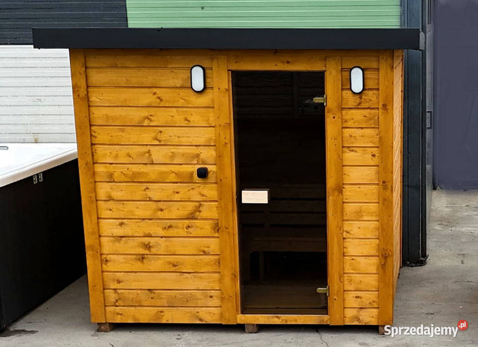 SAUNA OGRODOWA CUBE LUX 220 x 220 ModernHaus Wrocław