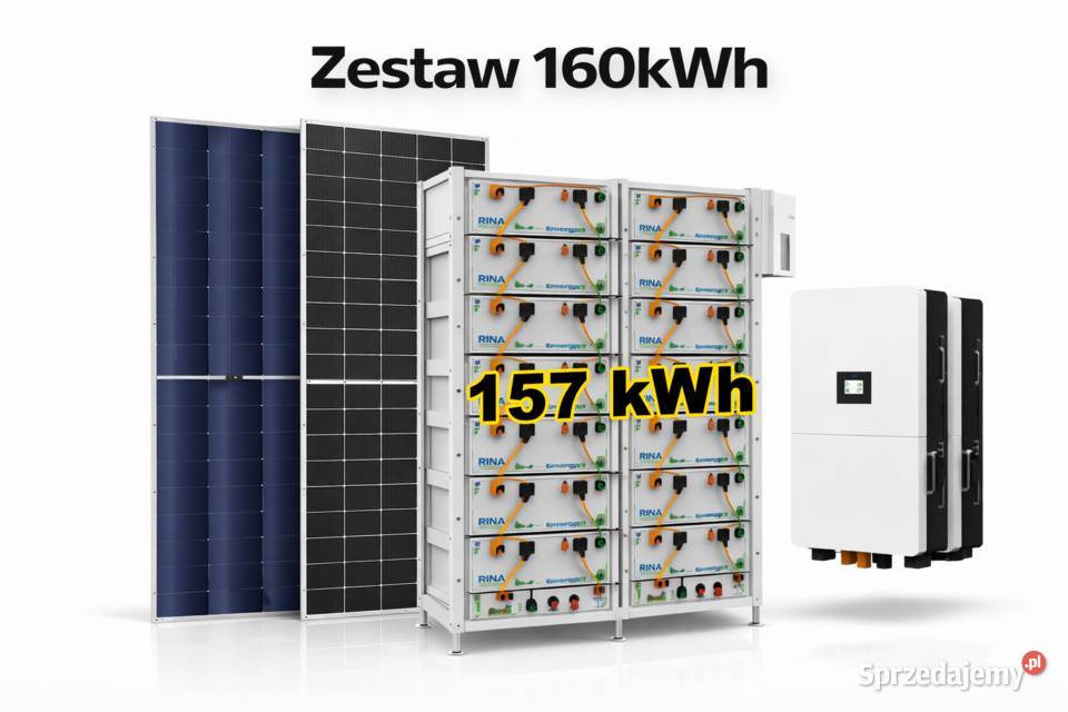 Zestaw budżetowy 160 kWh HVpanele2x inwerter3 Skawina