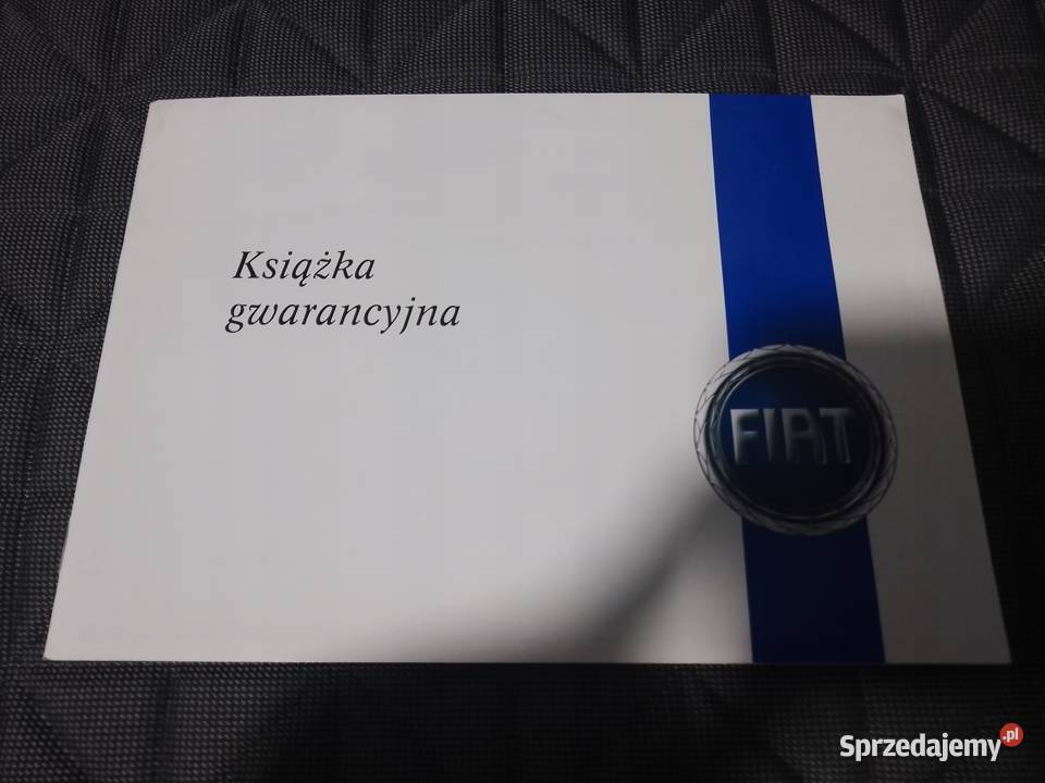 FIAT SEICENTO 2004 Książka Gwarancyjna Serwisow Poradniki, albumy i reportaże Łódź sprzedam