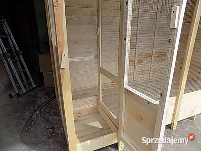 woliera ptaków 35m x 15m x 2m wys papugi faliste Sarnaki