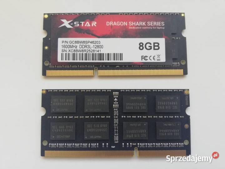 DDR3L 16GB 2x8GB 135V 1600MHz do laptopa Świebodzin