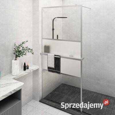 Ścianka prysznicowa z półką chrom 80x195 ESG i Dom i Ogród Warszawa