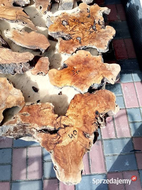 Drewno oliwne deski małe kawałki