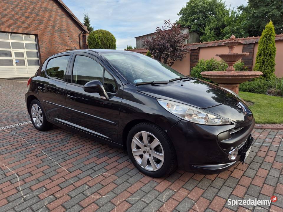 Peugeot 207 16HDI mały przebieg bogata wersja 2x 4/5 Śliwice