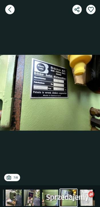 Nitownica Radialna Brcker Myszków sprzedam