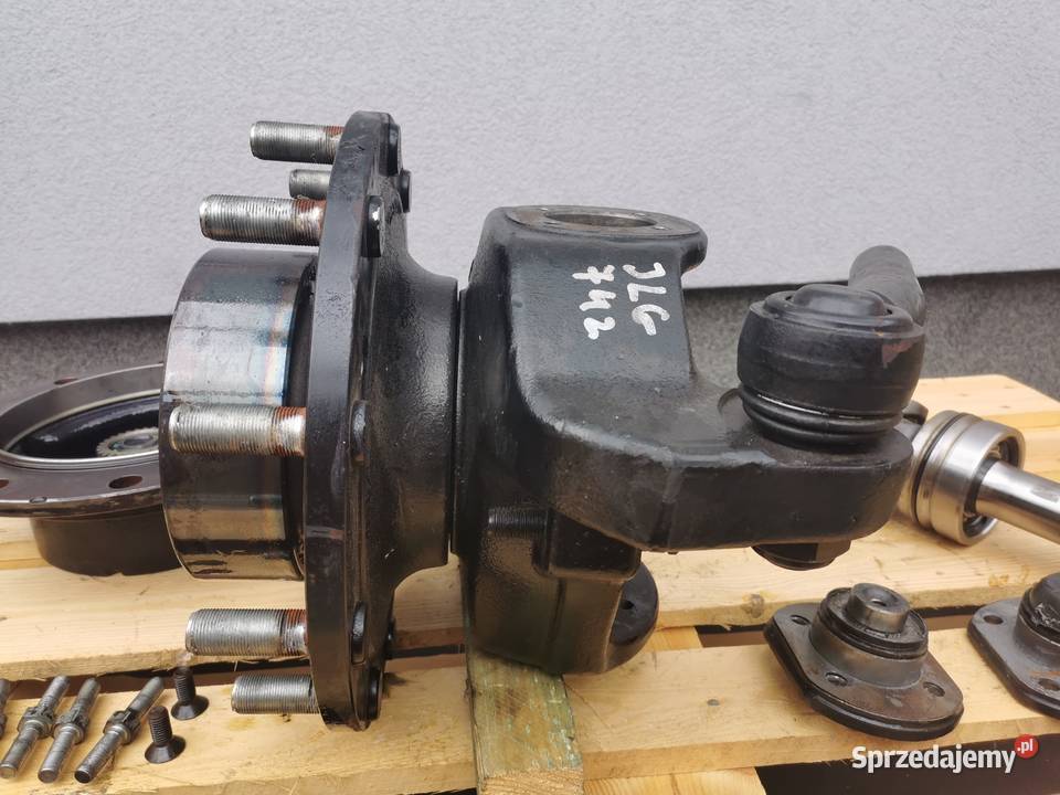 Zwolnica Zwrotnica lewy przód JLG Spicer wielkopolskie Wilkowo