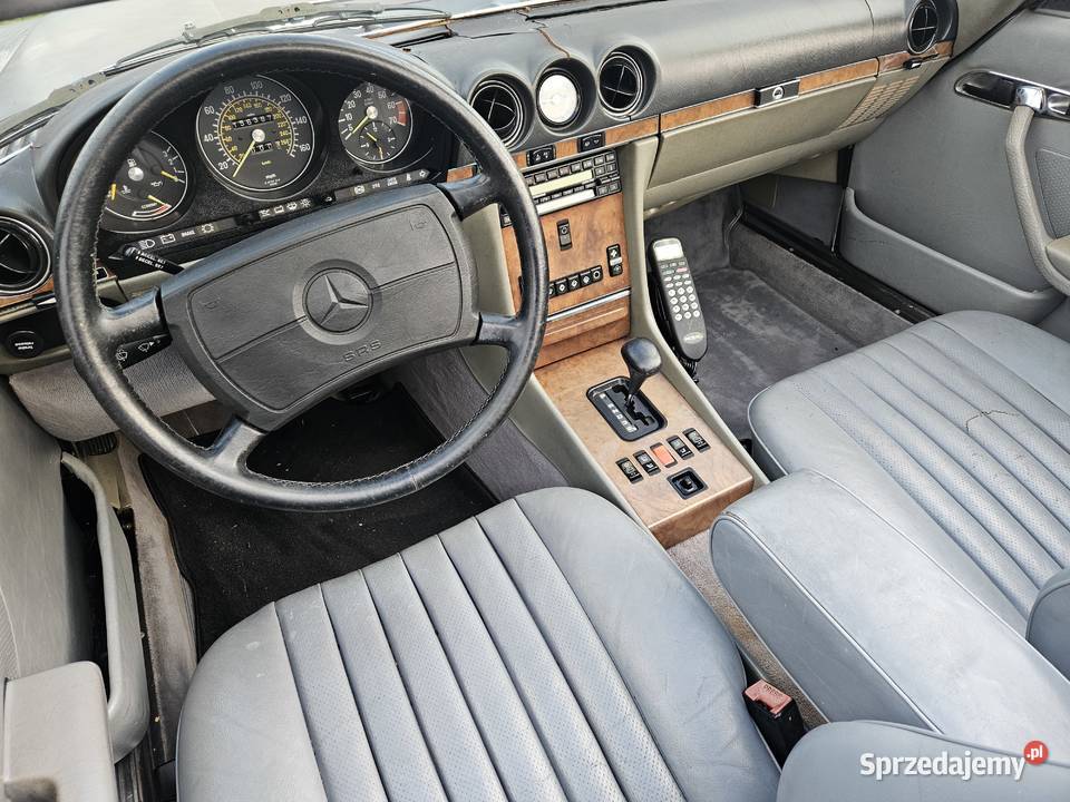 Mercedes 560sl r107 4 osobowy łódzkie Krajanka