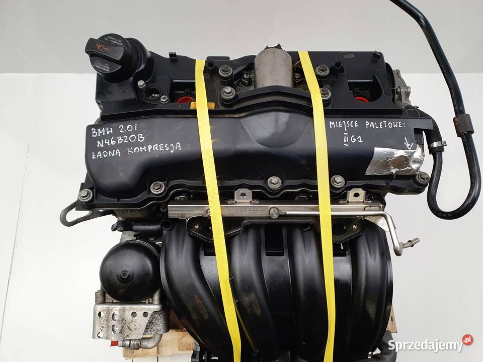 SILNIK BMW E81 E87 20 KOMPLET ładna kompresja lubelskie Rudka