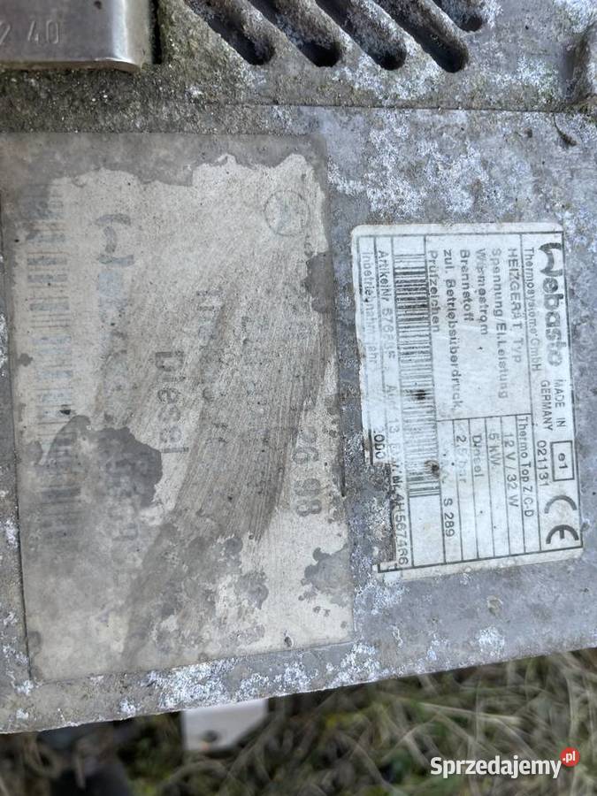 Webasto Mercedes Sklasa W220 40 CDI osobowe Elbląg