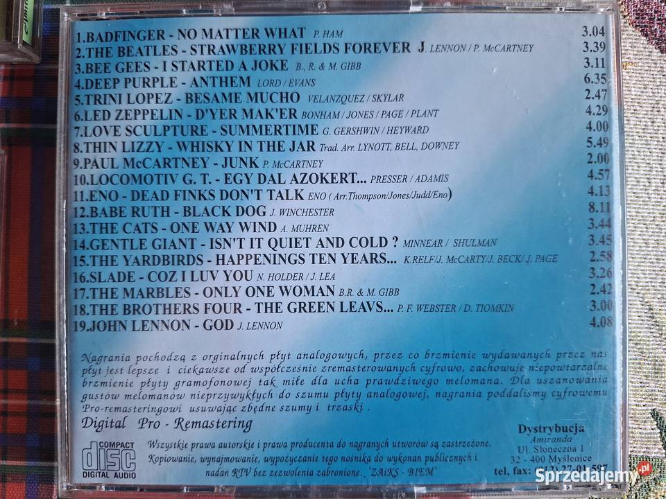 19 Golden Rock Ballads 10CD CD Płyty i kasety Kraków