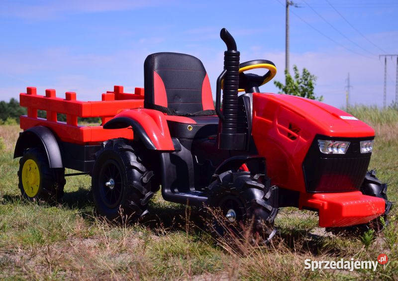 Autko na akumulator MEGA TRAKTOR Z PRZYCZEPĄ Myszków