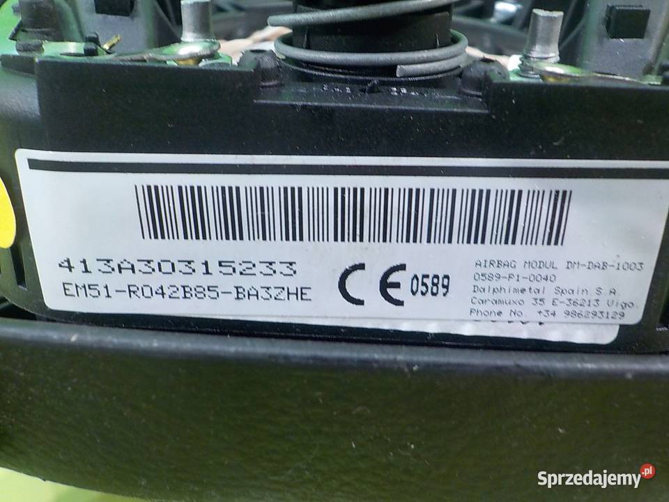 FORD FOCUS MK3 10 B 14r 5D KOMBI AIRBAG poduszka osobowe Suków sprzedam