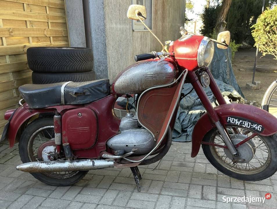 Motocykl Yawa 1960 Pniewy