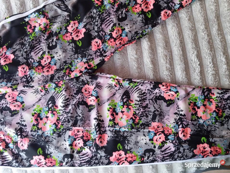 Legginsy damskie z lampasami rozmiar ML Łódź