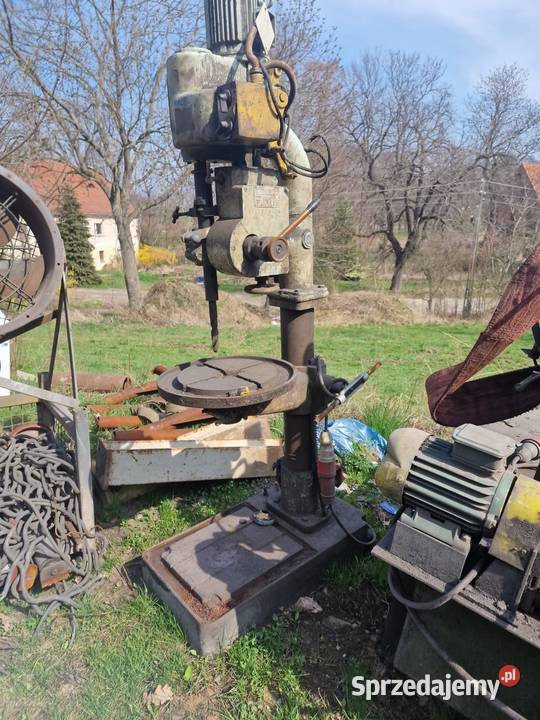 Wiertarka kolumnowa z posuwem Niemcza