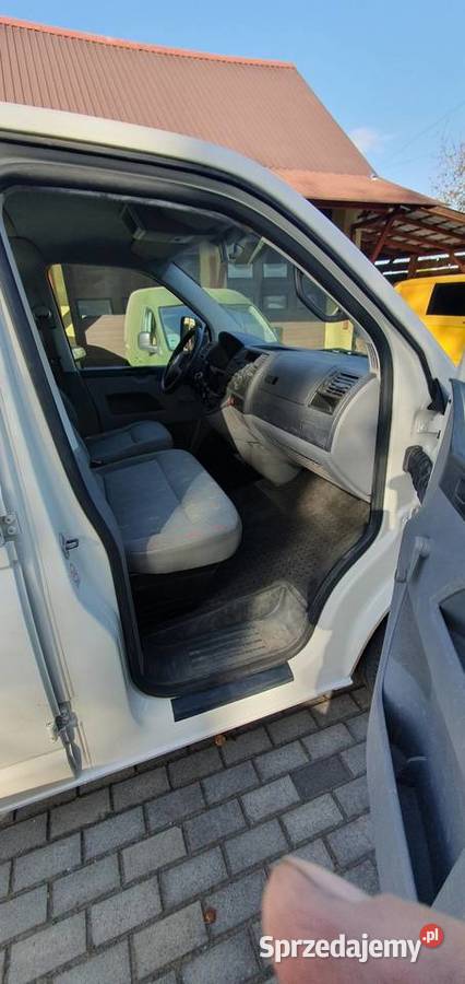 Doka t5 transporter 19 tdi kiper hak 6 osób diesel Kietrz