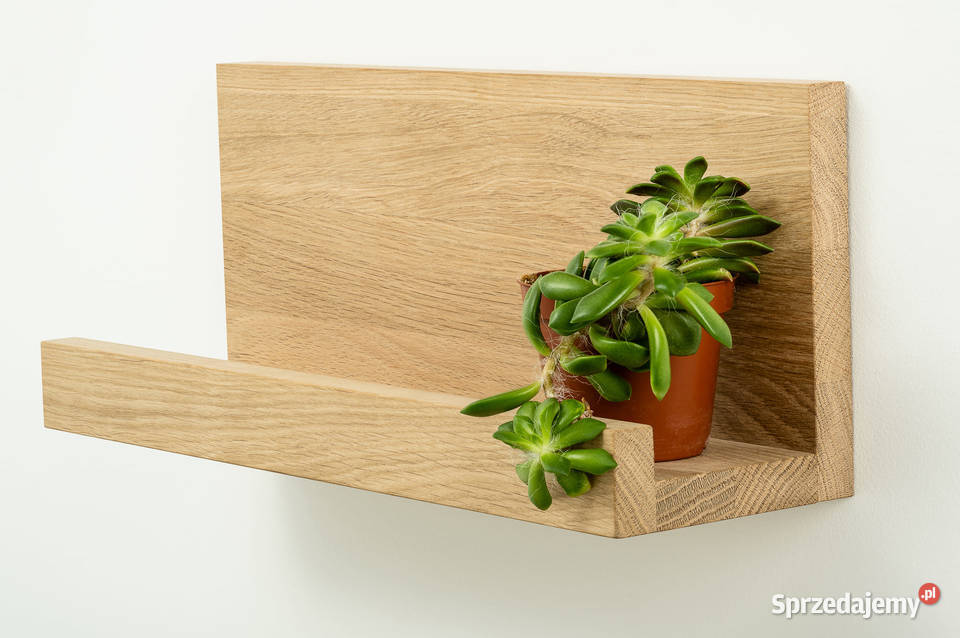 Stylowe półki drewniane prosto producenta LIGNAU Warszawa