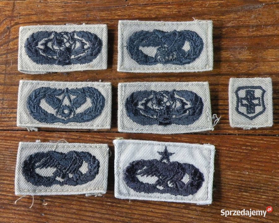 Naszywki USAF Badge foliage Militaria sprzedam