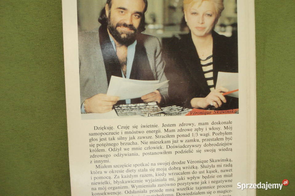 Książka Demis Roussos Problemy nadwagi sprzedam Łódź