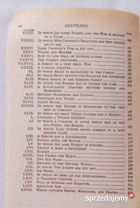 VANITY FAIR William Makepeace Thackeray