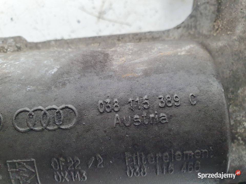 CHŁODNICZKA OLEJU VOLKSWAGEN CADDY II 038115389C Lipno